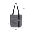 Шоппер Superbag ZIP, с двумя карманами и молнией (серый)