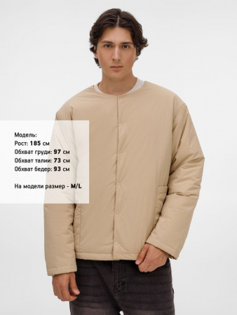 Куртка унисекс Veter, бежевая, размер 3XL/4XL