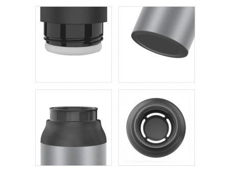 Термокружка из нерж. стали тм THERMOcafe TCSB-800SY (GY) 0,8L