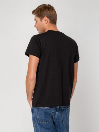 Футболка мужская T-bolka Stretch, черная, размер 3XL