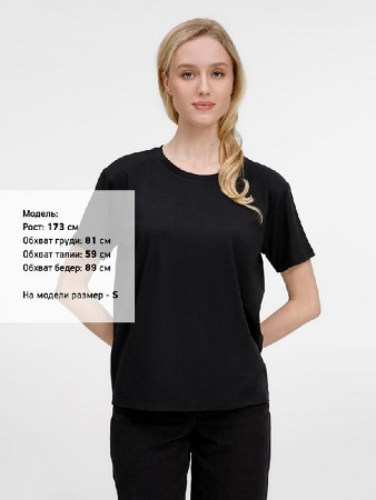 Футболка унисекс Senti, черная, размер 4XL