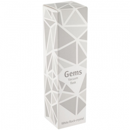 Термос Gems White Rock Crystal, белый горный хрусталь