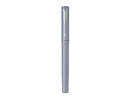 Перьевая ручка Parker Vector XL Silver Blue CT, цвет чернил blue, перо: F/M, в подарочной упаковке.