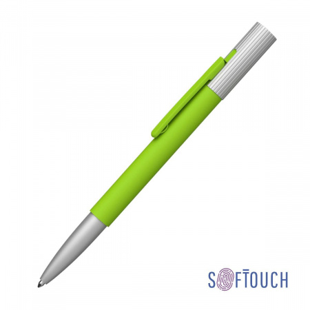 Ручка шариковая "Clas", покрытие soft touch, цвет зеленое яблоко