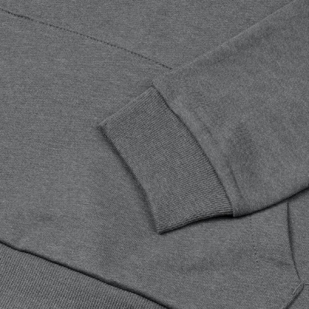 Толстовка с капюшоном унисекс Hoodie, серая (стальная), размер M