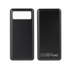 Зарядное устройство "Lumos" 10000 mAh с фонариком, черный, цвет черный