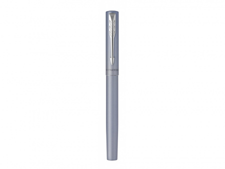 Ручка-роллер Parker Vector XL Silver Blue CT, цвет чернил black, стержень: F, в подарочной упаковке.
