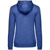 Толстовка с капюшоном женская Hoodie, ярко-синий меланж, размер M