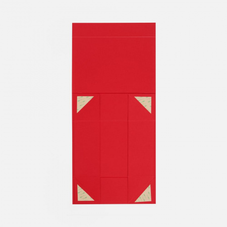 Коробка складная Quadra Fold, красная