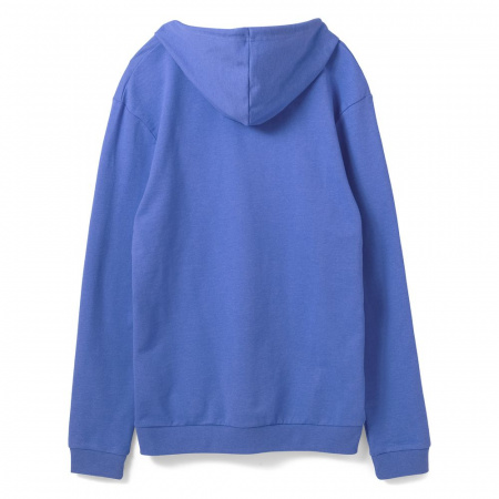 Толстовка с капюшоном унисекс Hoodie, ярко-синий меланж, размер XS