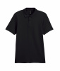 Футболка поло SOFTSTYLE ADULT DOUBLE PIQUE, ЧЕРНЫЙ L