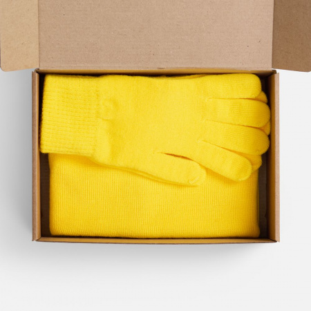 Набор Knit Warm, желтый