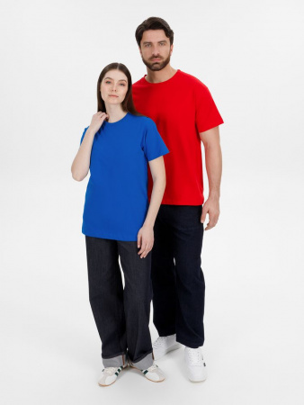Футболка унисекс T-Bolka 180, красная, размер 4XL