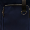Шоппер Superbag Pocket, с внутренним креплением (карабин) и чехлом для мелочей (темно-синий с черным)