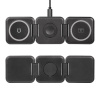 Складная беспроводная (15W) зарядная станция "Flip" с MagSafe, цвет черный