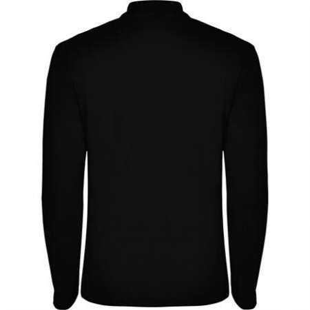 Футболка поло ESTRELLA L/S мужская, ЧЕРНЫЙ L