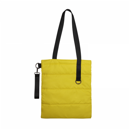 Шоппер Superbag Bubble, с магнитной кнопкой (желтый с черным)