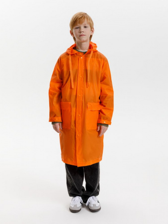 Дождевик детский RainDrop Kids, оранжевый, 12 лет (рост 142-152)