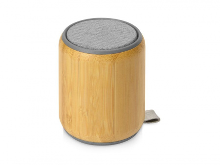 Портативная колонка из бамбука Bongo, натуральный (Р)
