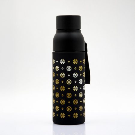 Термобутылка Button Black (черный)