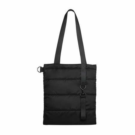 Шоппер Superbag Bubble New, со скрытой магнитной кнопкой (черный)
