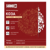 Ёлочная игрушка Коза (красный с золотом)