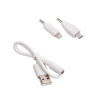 Кабель 2-в-1 (microUSB, Lightning), цвет белый