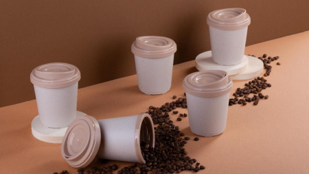 Стакан "Cappuccino" 300 мл , цвет натуральный