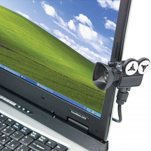 Веб-камера с микрофоном "Мотор!", USB разъем, пластик