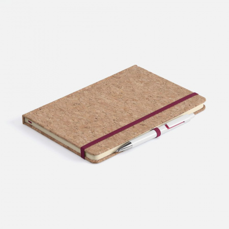 Блокнот Corkfolio, красный