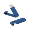 Флеш-карта "Case" 8GB, покрытие soft touch, цвет темно-синий