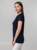 Футболка женская T-bolka Stretch Lady, темно-синяя (navy), размер XL