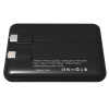 Внешний аккумулятор Eron с подсветкой гравировки, 5000 mAh, чёрный/синий