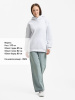 Худи унисекс оверсайз Daylero, белое, размер 3XL/4XL