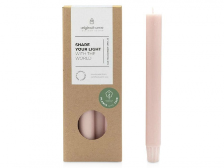 Originalhome столовая свеча, набор 10 шт. - Light pink
