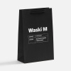 Пакет бумажный Waski S, черный