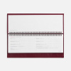 Планинг Faro, датированный, бордовый