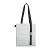 Шоппер Superbag Bubble, с магнитной кнопкой (белый с черным)