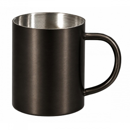 Стальная кружка с двойными стенками Altai, gun metal