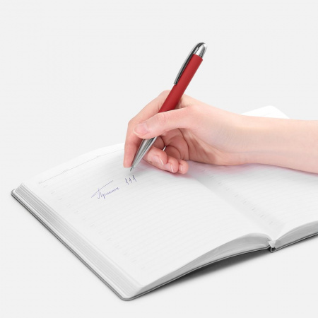 Ручка шариковая Arc Soft Touch, красная