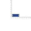 Лейбл из ПВХ Kova, синий