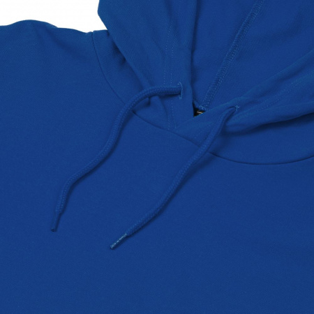 Толстовка с капюшоном унисекс Hoodie, ярко-синяя, размер XS