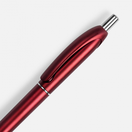 Ручка шариковая Bright Spark, красный металлик