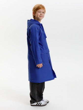 Дождевик детский RainDrop Kids, ярко-синий, 12 лет (рост 142-152)