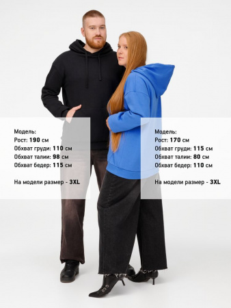 Худи Kirenga Heavy 2.0, черное, размер 5XL