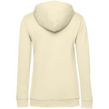 Толстовка с капюшоном женская Hoodie, светло-желтая, размер XXL