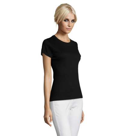 Футболка женская Regent Women черная, размер XXL