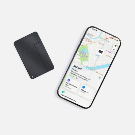 Электронная визитка-трекер MiCard Pro Duo для iPhone