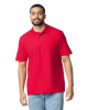 Футболка поло SOFTSTYLE ADULT DOUBLE PIQUE, КРАСНЫЙ S