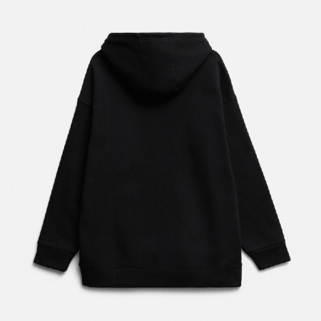 Худи оверсайз унисекс Snuggie, черное, размер XL/XXL